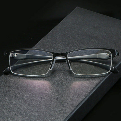 ✨Sapphire high hardness✨Anti blue progressive Far And Near Dual-Use Reading Glasses
