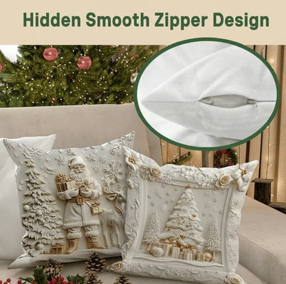 🔥Last Day Promotion 49% OFF🔥 Buy 1 Get 1 Free🎉- Christmas Cushion Covers Set