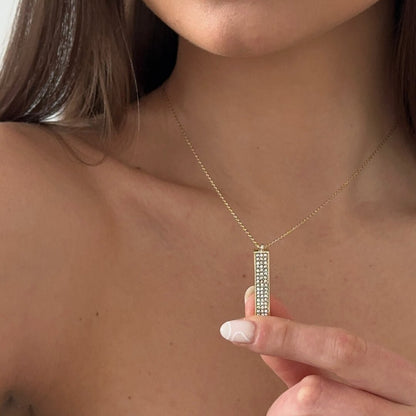 "I Love You" Halsband - Äkta Guld