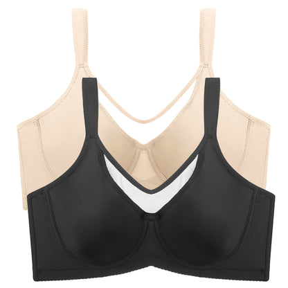 💝Women's Elegant Sheer Full Coverage Plus Size Bra