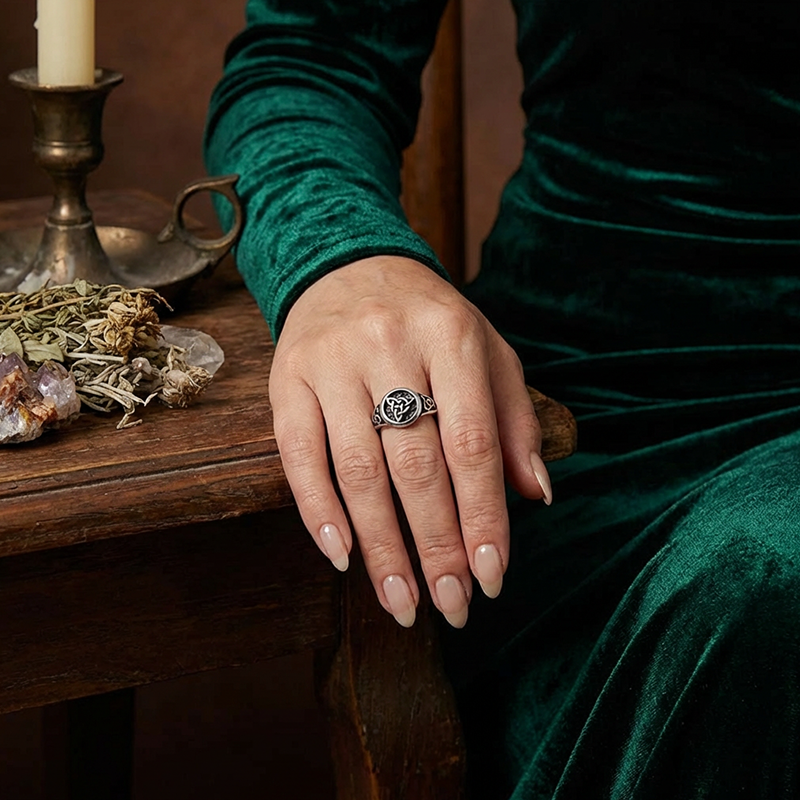 Vintage Trinity Celtic Knot Ring