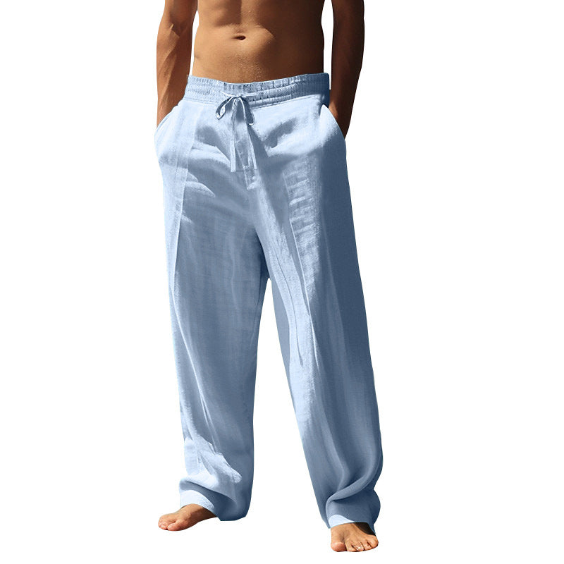 🔥Men's Casual Drawstring Pants with Pockets