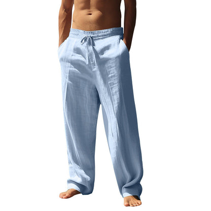 🔥Men's Casual Drawstring Pants with Pockets