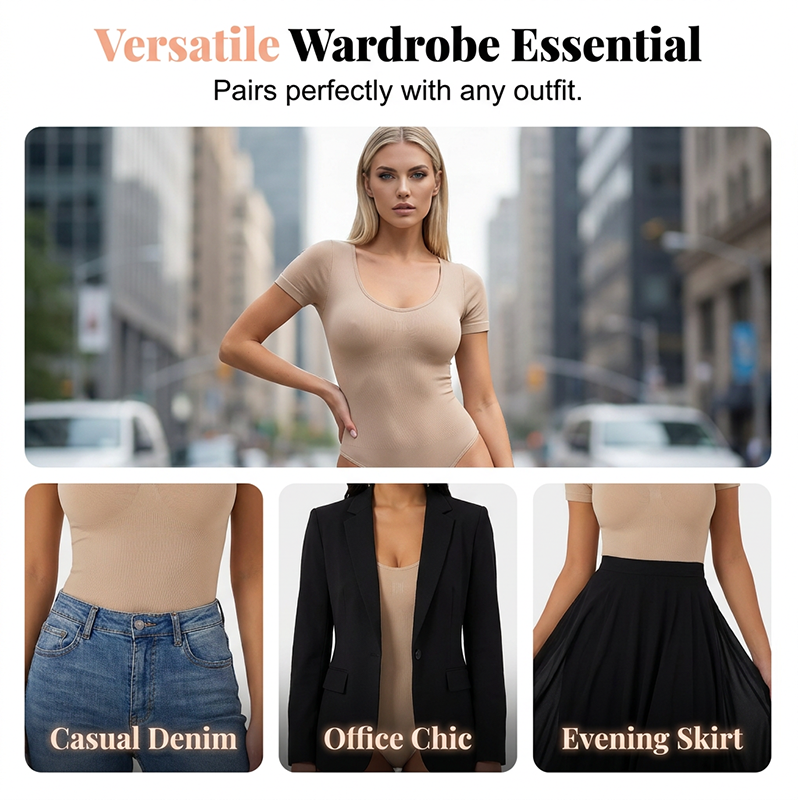 Seamless Tummy Control Shapewear Bodysuit